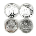 4-COIN SET- .999 FINE SILVER TROY OUNCE EACH COIN: 9/11/01 WTC COMMEMORATIVE SET