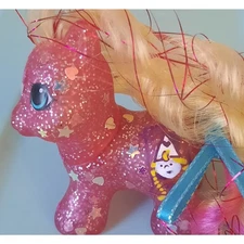My Little Pony G1 Baby Rapunzel Custom Teeny Tiny Glitter Sparkle Hasbro MLP