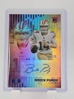 BROCK PURDY 2022 ILLUSIONS ROOKIE SIGNS AUTO BLUE /75 #RS-BP 49ERS Q6089