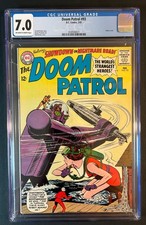 Doom Patrol #93  CGC 7.0  OFF-WHITE TO WHITE Pages  (Robot Cover !)
