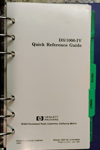 2x HP 1000 Manuals - RTE-6/VM Ref Guide & DS/1000-IV Quick Ref Guide - Afbeelding 3 van 7