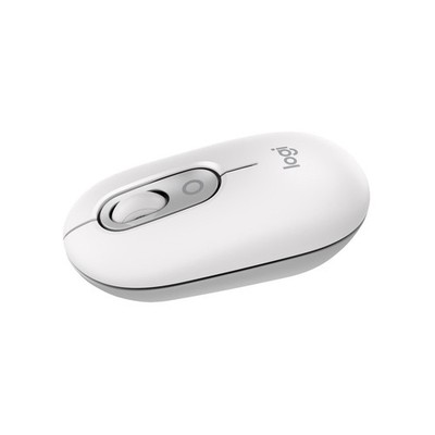 LOGITECH POP Mouse, kompakte und mobile kabellose Maus, Off White
