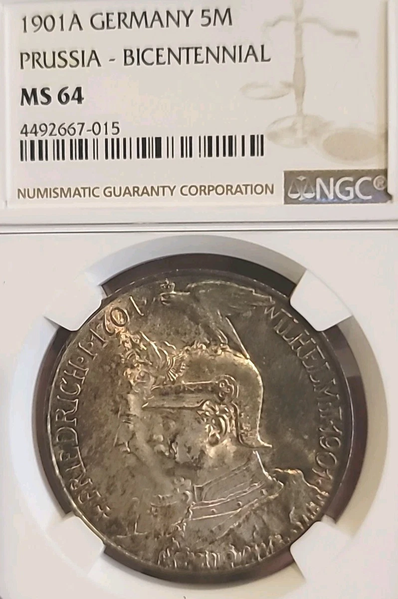 MS 64 Graded 1901 Year German Coins for sale | eBay