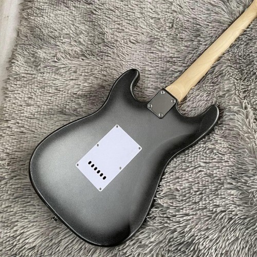 Silver Grey ST E-Gitarre SSS Tonabnehmer weiß Schlagbrett Ahorn Hals 6 Saiten - Bild 5 von 6