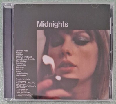 Taylor Swift Midnights Late Night Edition CD Rare Variant Pre Loved Fast Post