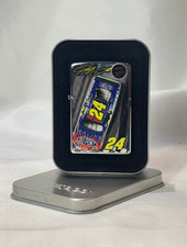 2008 Zippo Lighter JEFF GORDON #24 Nascar Car Top Sticker Sealed In Tin