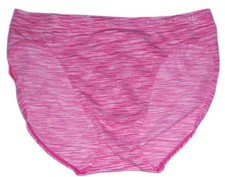 New Women's XL Victoria's Secret High Leg Brief Panties Stretch Pink VS X-Large