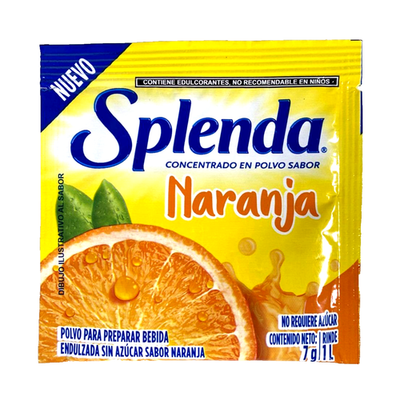 12-Pk Splenda Orange/Naranja Powdered Drink Mix 7gr/.24oz | eBay