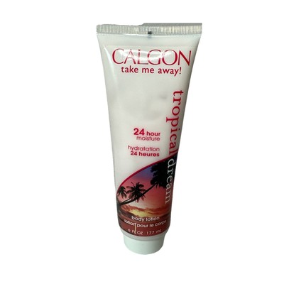 Calgon tropical dream body lotion 6 Oz 24 hour moisture Hydration Vintage