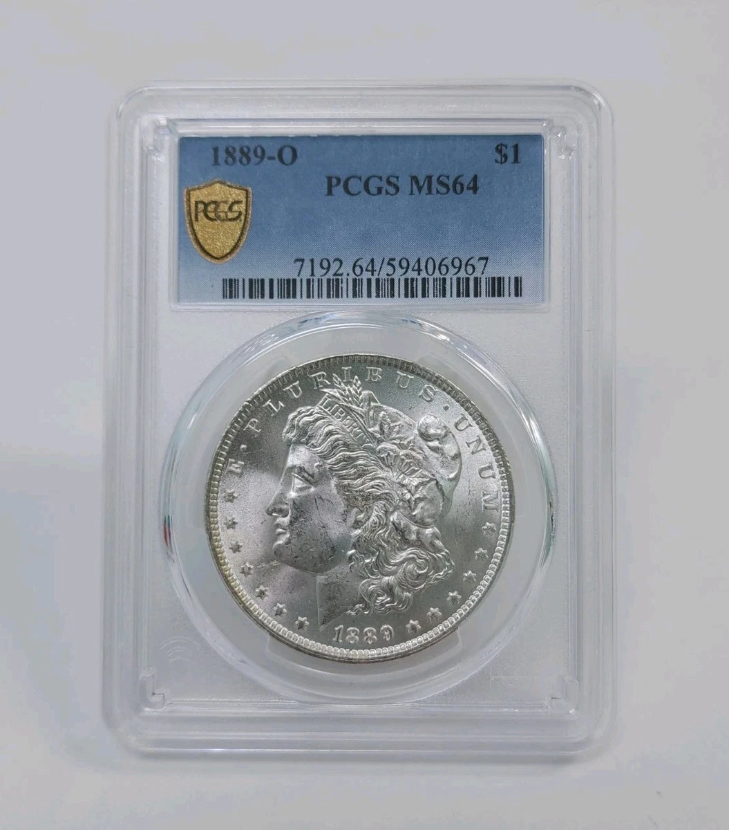 25+ MS 64 Graded 1889 Year Morgan US Dollars (1878-1921) for sale