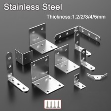 Reinforced Brackets Stainless Steel Corner Bracket L/T- Shape Thick 1.2mm-5mm