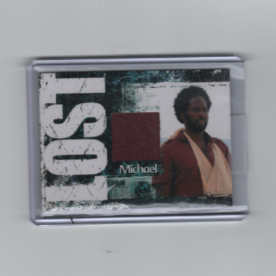 LOST RELICS HAROLD PERRINEAU/MICHAEL DAWSON SHIRT RELIC CARD CC17 #/350  HTF!