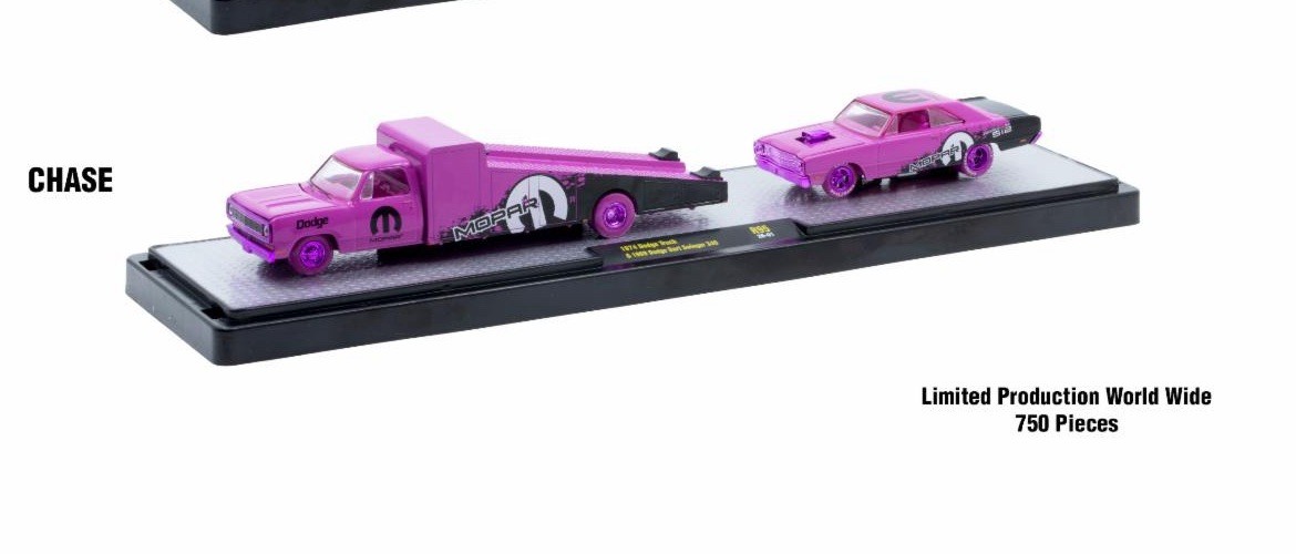 M2マシーン 1974 ダッジ・ランプトラック & 1971 ダッジチャージャー ムーンアイズ限定 M2 ミニカー 1974年 ダッジ トラック ＆ 1971年