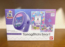 Bandai Tamagotchi Smart 25th Anniversary Party Set Purple with Box UNOPENED