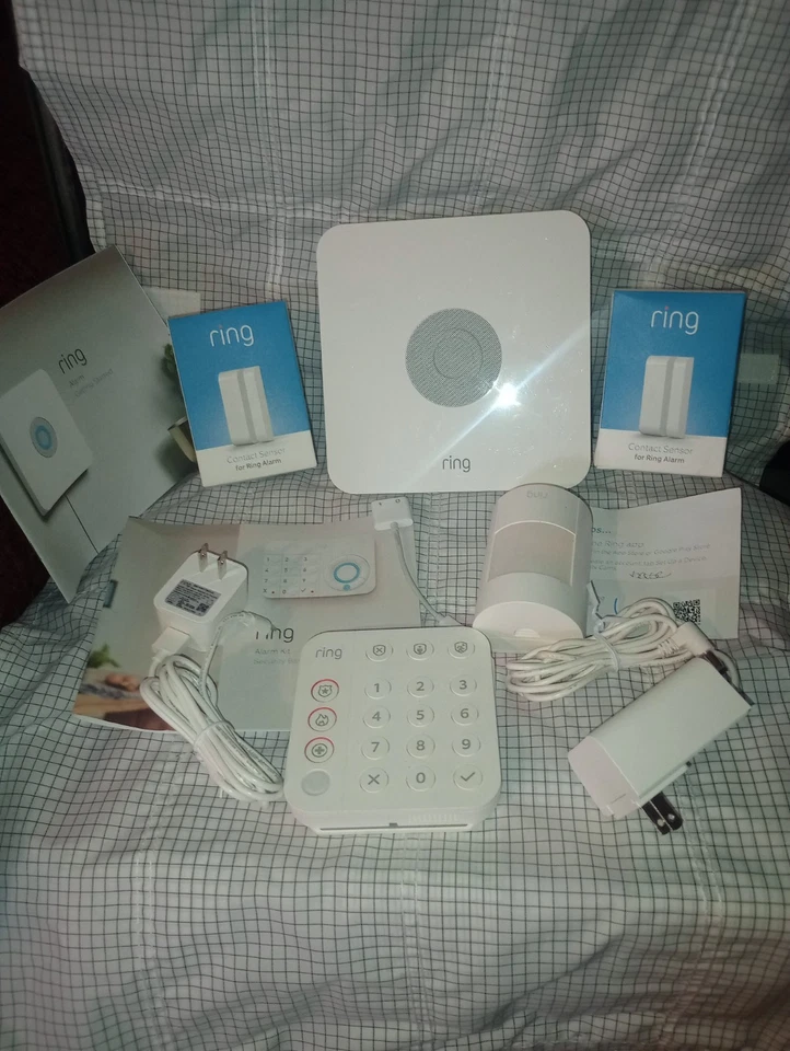 Ring Alarm Home Security Kit 2nd Gen Wireless - 8 Piece - White - Image 2 of 4