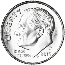 2015 P  Dime 10c Coin from Mint Set