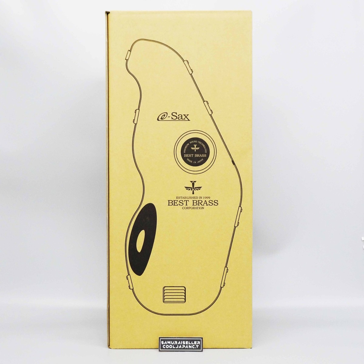 【BEST BRASS】 e-Sax ホワイト ES3-AS BEST BRASS e-SAX ES3-AS mute Silence mute for Alto Saxophone from