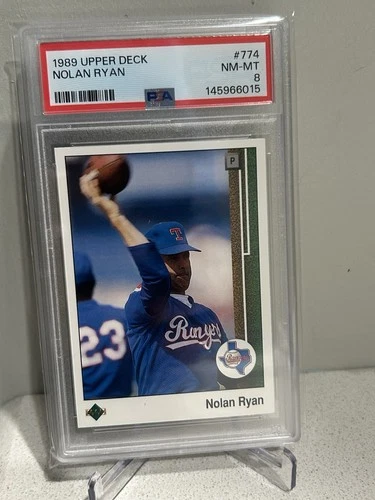 1989 Upper Deck - Nolan Ryan #774 PSA 8