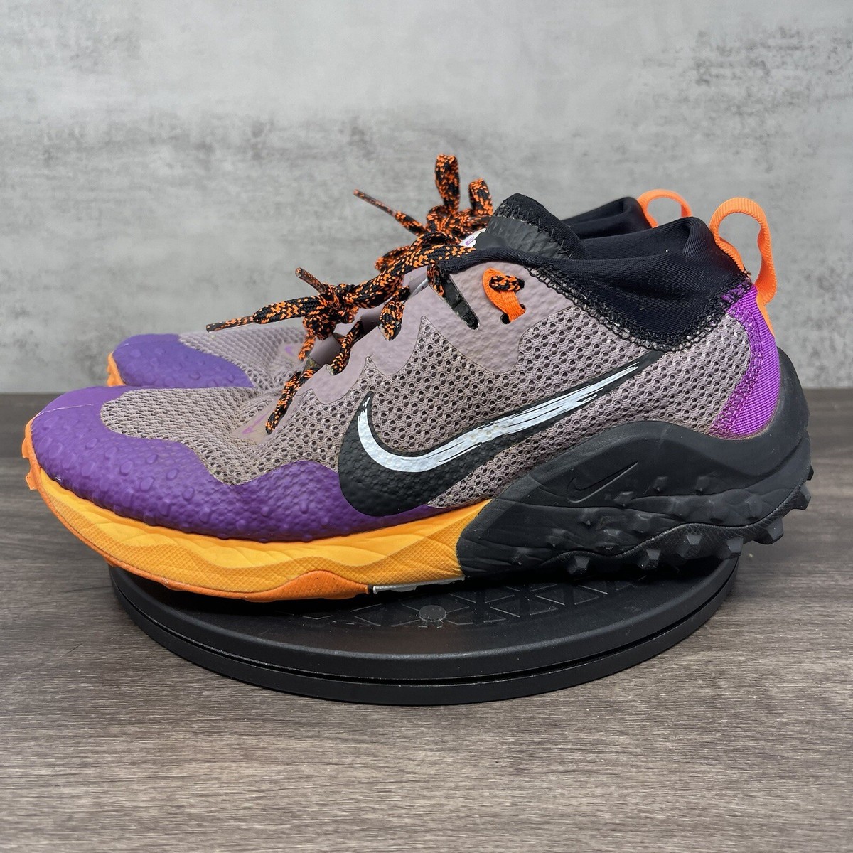 Nike Wildhorse 7 Trail Shoes Womens Size 8 Purple Orange Running