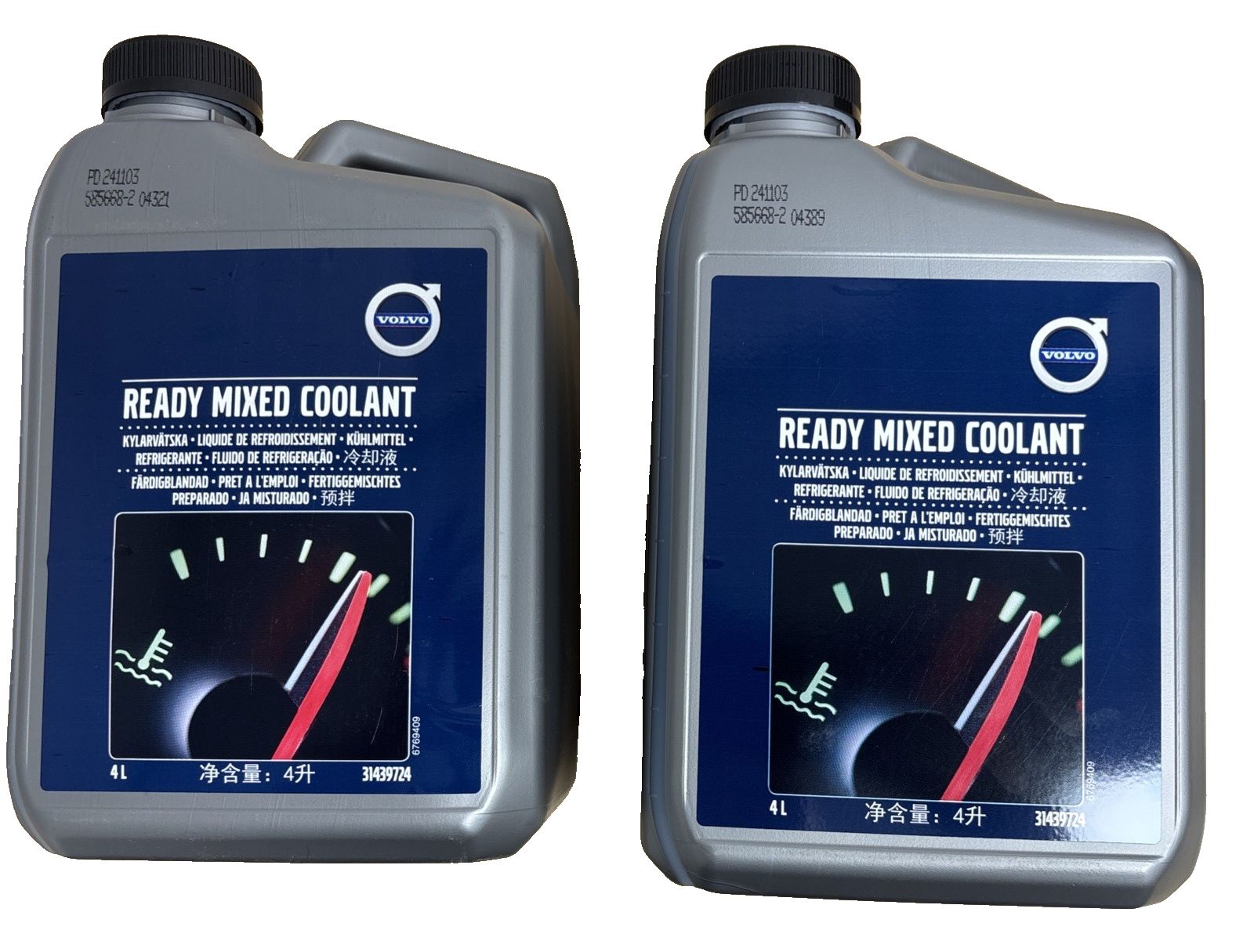 Genuine Volvo Antifreeze 8ltr - 31439724 Ready Mixed Coolant | eBay UK