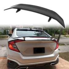 46 Abs Gt-style Racing Rear Trunk Spoiler Wing Body Kit Gloss For Honda Civic