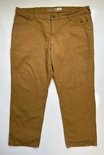 Carhartt Pants Men's Size 42x30 Tan Rugged Flex Canvas Relaxed Fit Workwear