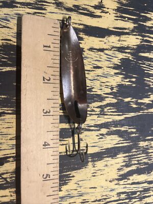 canadian wobbler fishing lure L@@K! UNKNOWN DFT #405 CANADA BASS/TROUT WOBBLER/SPOON
