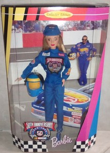 nascar barbie 50th anniversary ebay