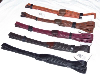 FSS Mono Dressur Steigbügel Leder Webbers T Bar Nappa KEIN STRETCH Nylonkern NEU