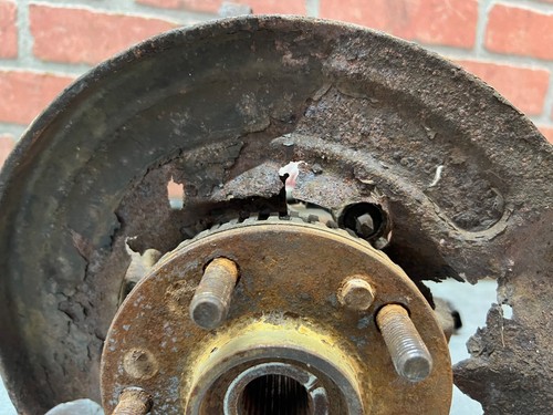 91-99 MITSUBISHI 3000GT STEALTH FWD FRONT LEFT SPINDLE KNUCKLE WHEEL HUB - Picture 9 of 18