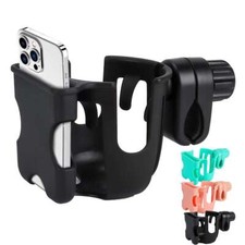 Universal Cup Bottle Phone Holder For Wheelchair Stroller Walker Bike Scooter