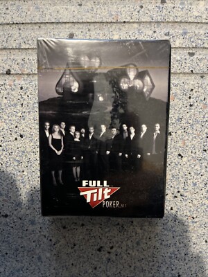 Vintage FULL TILT POKER Playing Cards Deck Poker Pros SEALED NEW