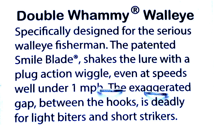 3 PACKS Mack's Lure Double Whammy Black Tiger Fluorescent Fire Orange Spin Lure