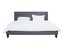moes home collection rn-1020 eliza 63"w pine framed queen size - grey