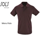 Mens big Large man size Sols 11346 Perfect Polo shirt T top Work Casual Oxblood