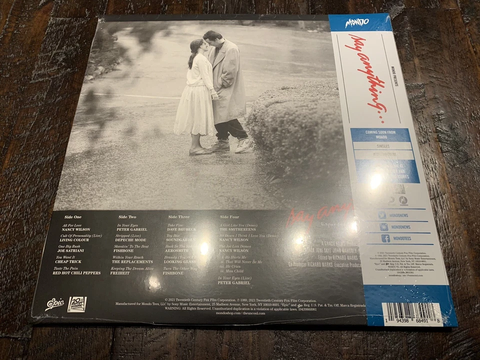 SAY ANYTHING Expanded Soundtrack 2x LP Red Vinyl w/ 16 Page Booklet MONDO SEALED - Image 3 of 4