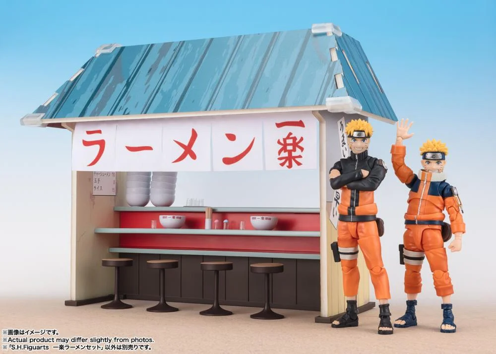 BAS66472: Bandai Naruto: Shippuden S.H.Figuarts Ichiraku Ramen Set