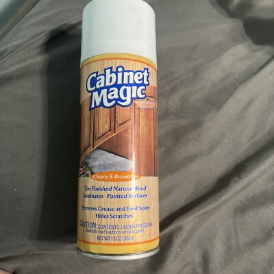 Vintage Orginal Cabinet Magic Cleaner. 13 Oz Aerosol Can. 50%-60% Full