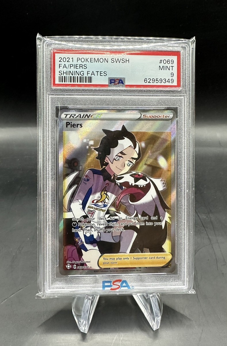 PSA MINT 9 - Pokemon Shining Fates Full Art Piers 069 | eBay