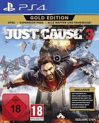 PS4 / Sony Playstation 4 - Just Cause 3 #Gold Edition mit OVP