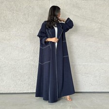 Kaftan Women Muslim Maxi Dress Turkey Kimono Long Robes Dubai Evening Dresses