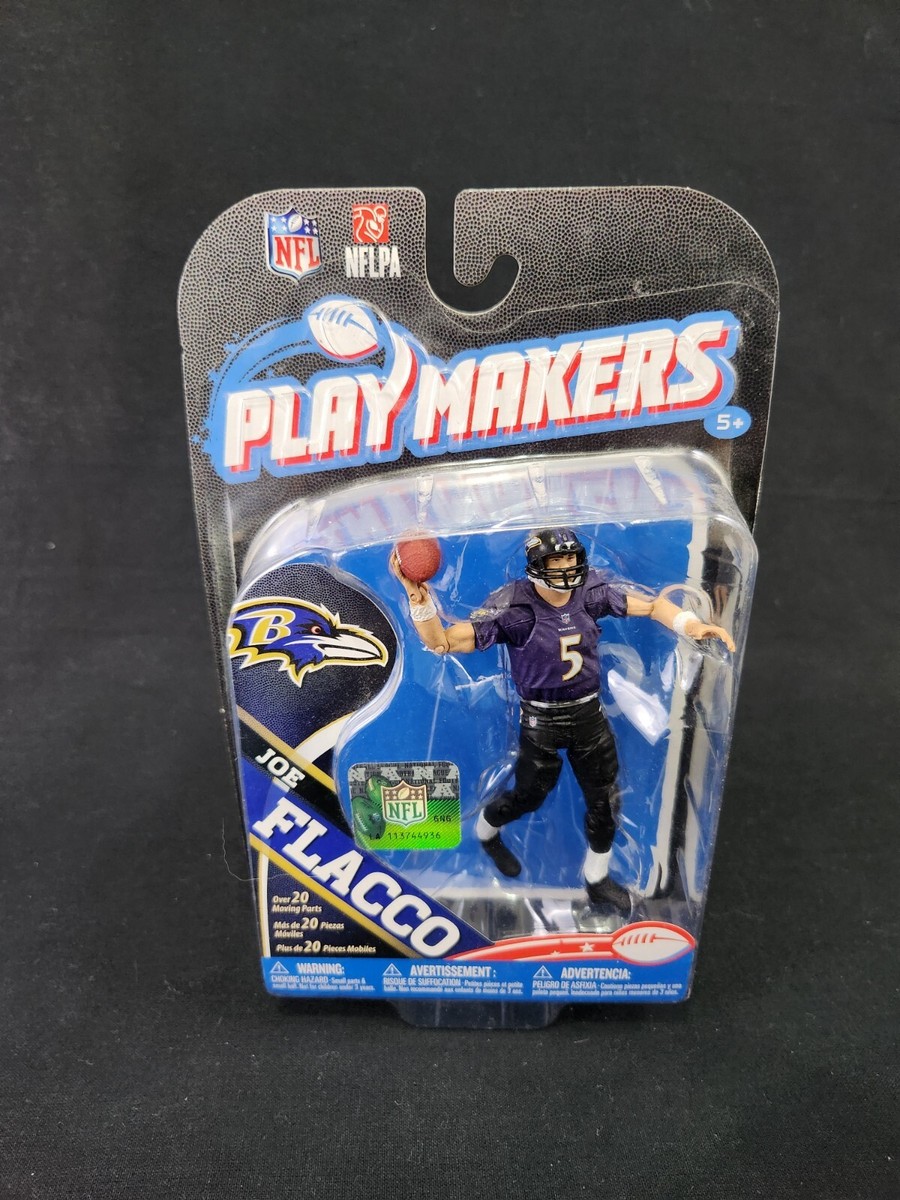 Mcfarlane NFL Playmakers Ravens Joe Flacco 4” Action Figure Rare