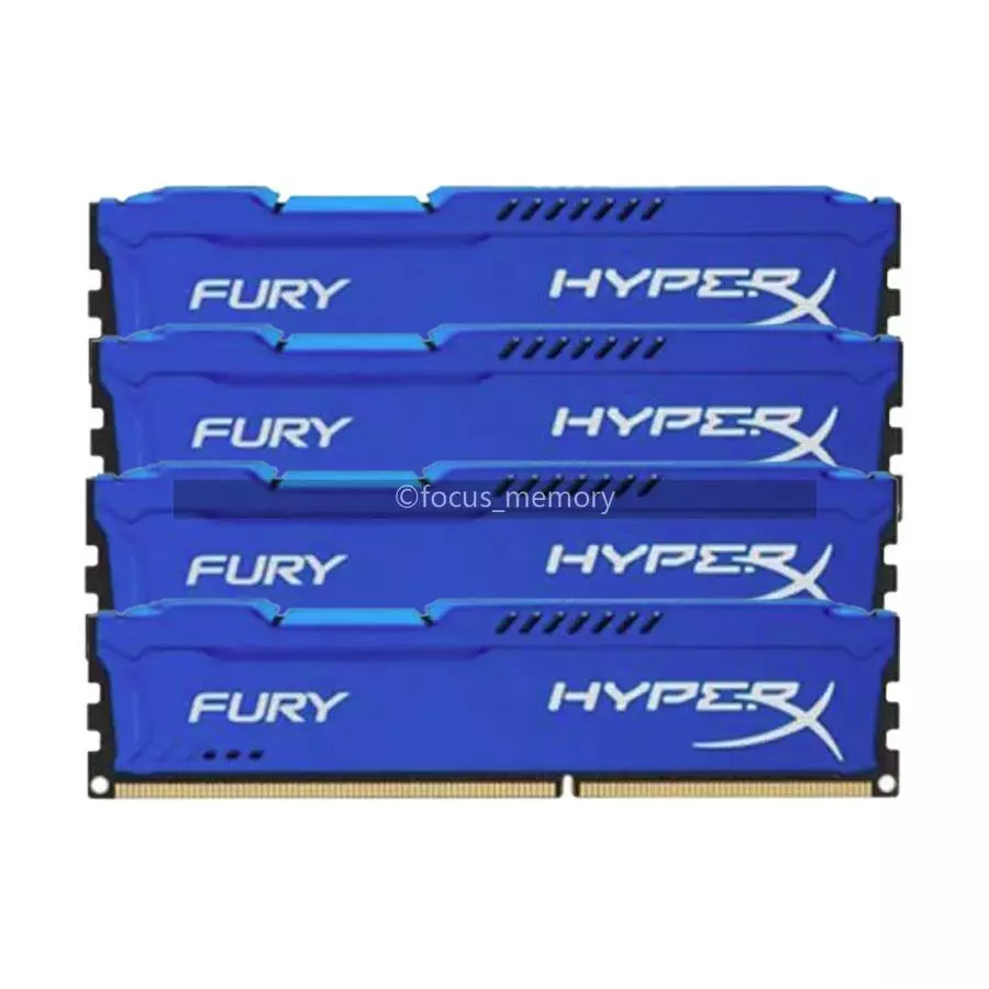 HyperX 32GB 4 x 8GB DDR3 1600 PC3 12800 HX316C10F 8 Non ECC