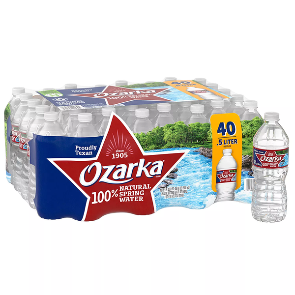 Ozarka 100 Natural Spring Water 16.9 Fl. Oz. Bottles 40 Pk. for sale