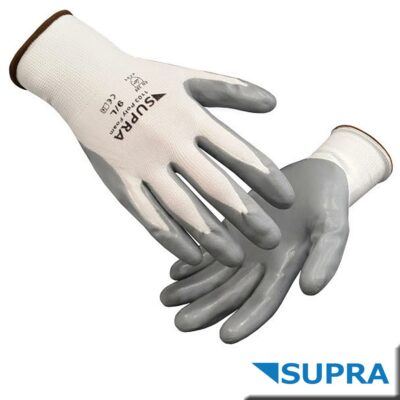 12 PAAR ARBEITSHANDSCHUHE - SUPRA - 1103 POLY FOAM - GR 8/M - NEU