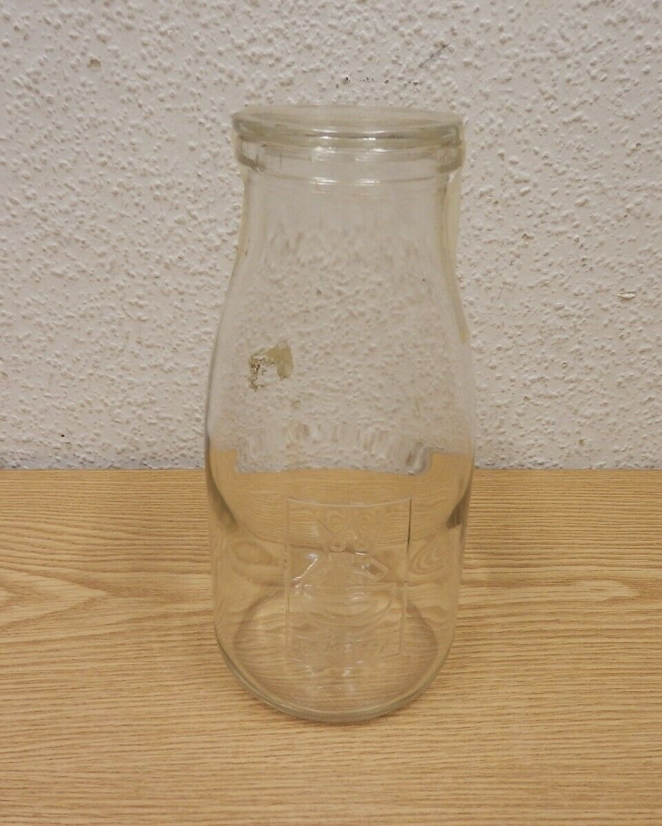 50er 60er Gerrix Einmachglas Milchflasche Glas 50s 60s Vintage