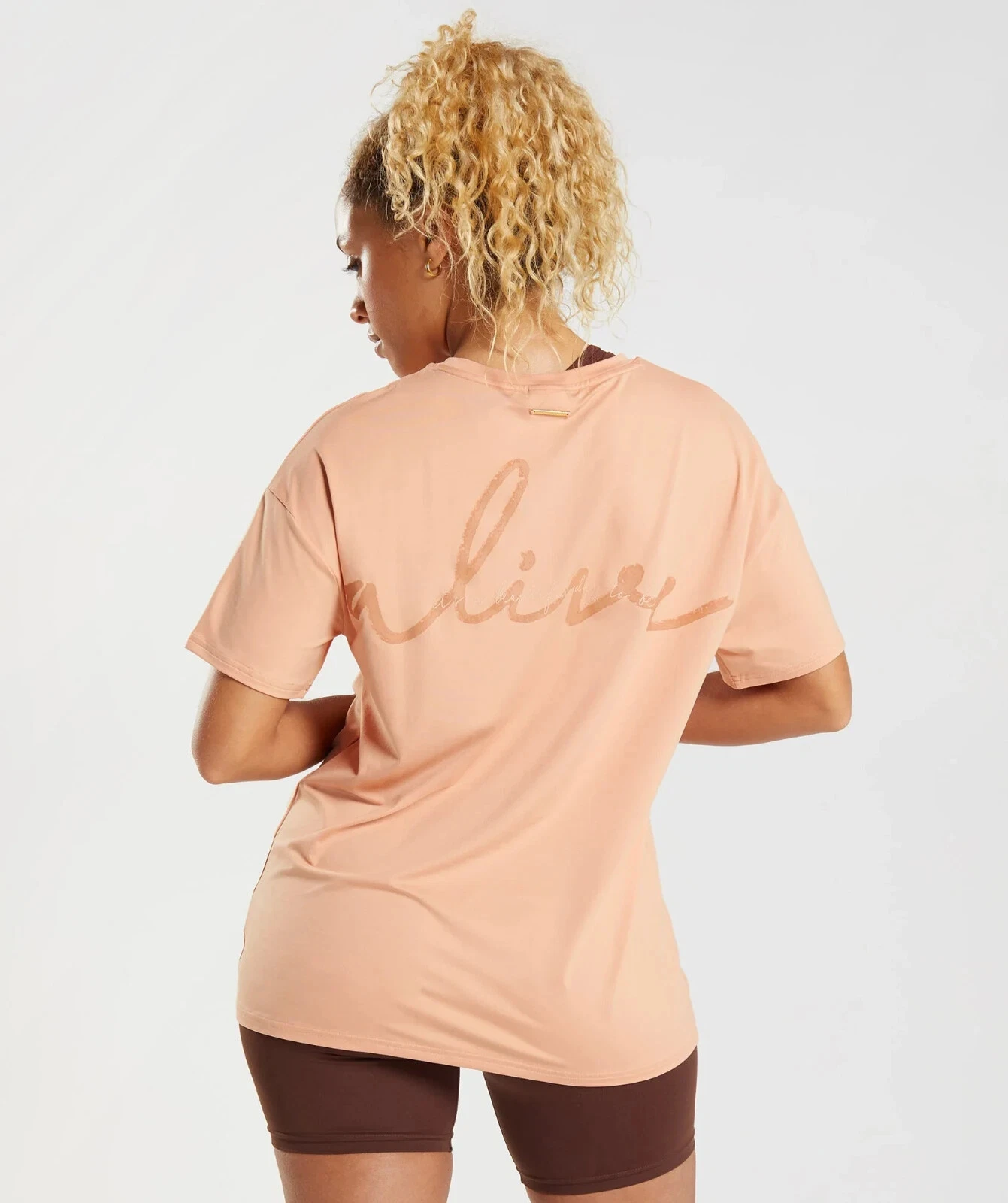 gymshark oversized sunset alive athletic v4 shirt