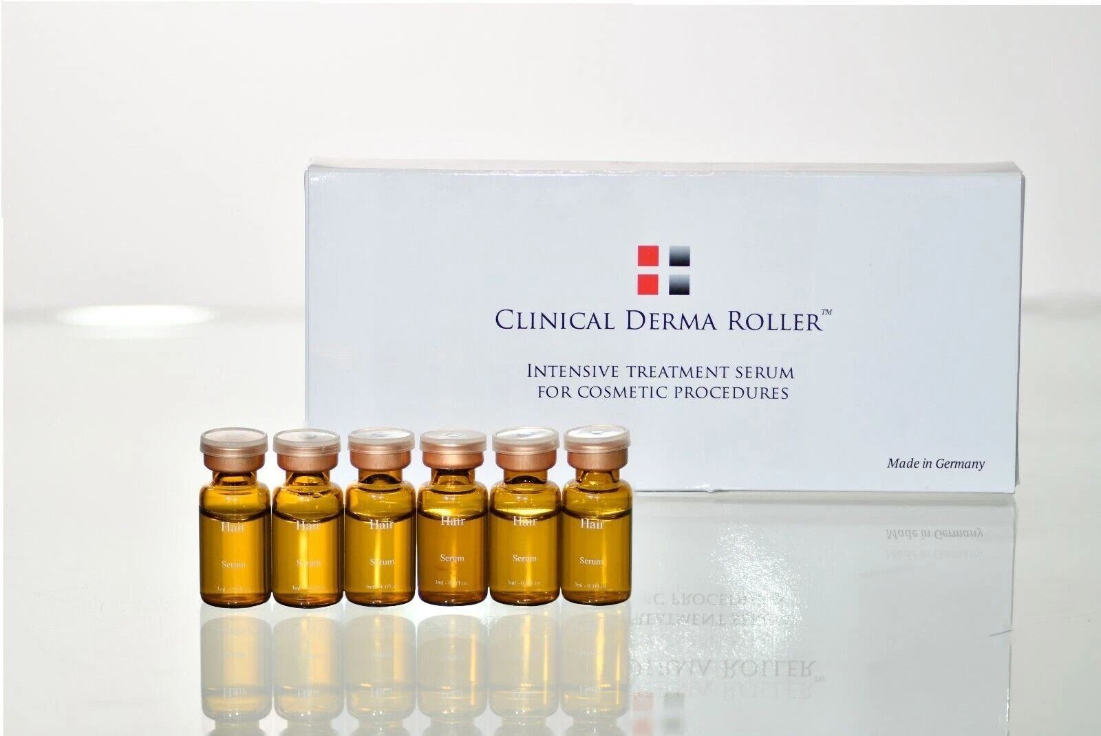 Scalp / hair loss treatment ampoules serum for Derma roller 6 x 3ml