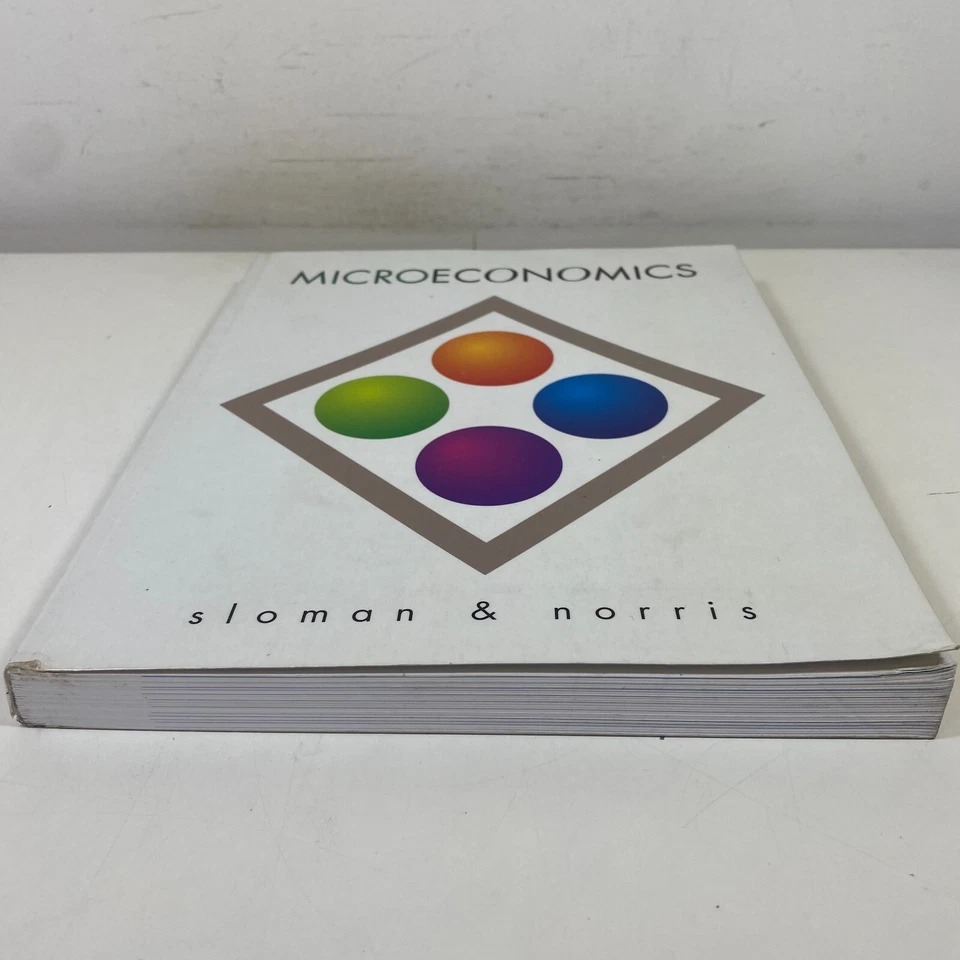 Microeconomics by John Sloman, Keith Norris Large Paperback 1999 Economics - Image 4 of 4