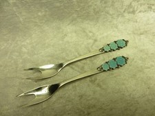 2 Zitronengabel. Silber 916&deg;. Email. 1976. (O147)